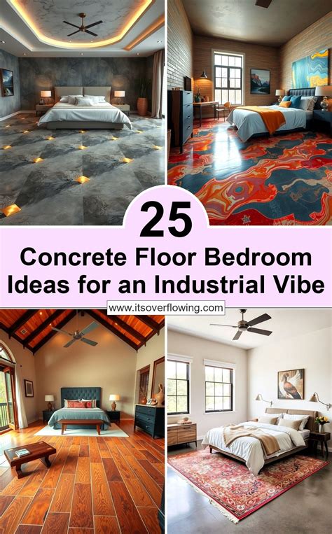 25 Concrete Floor Bedroom Ideas for an Industrial Vibe