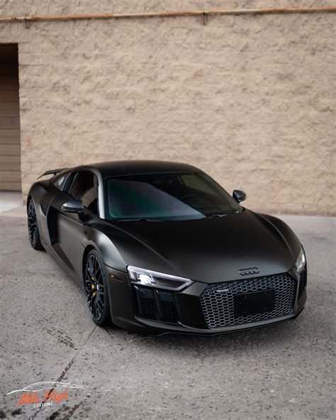 Audi R8 Wallpaper Matte Black
