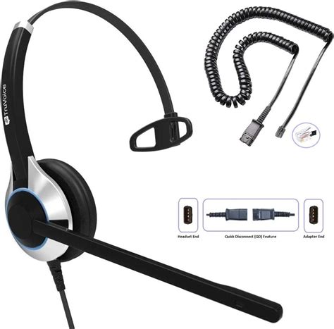 TruVoice HD-500 Deluxe Headset with Noise Canceling India | Ubuy