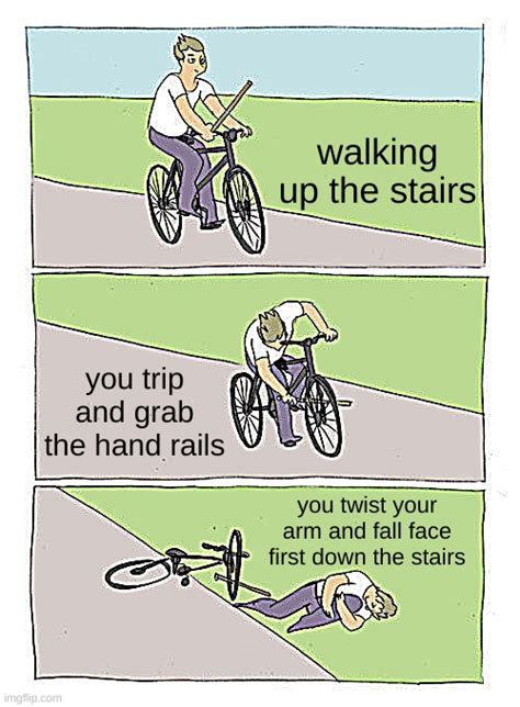 Falling Off Bike Meme Template
