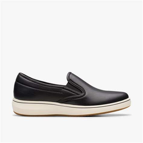Womens Brinkley Sky Zoe Black Slip On Shoes | Clarks