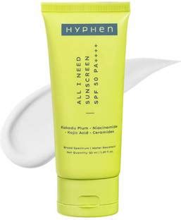 HYPHEN Sunscreen - SPF 50 PA++++ All I Need Sunscreen | Brightens ...