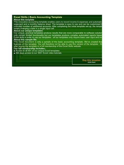 Basic Compnay Accounting Worksheet Template Excel Format | PDF | Taxes | Microsoft Excel