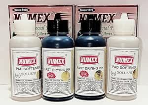 NUMEX Batch Printing Machine Fast Drying Ink& Softener Permanent (Black ...
