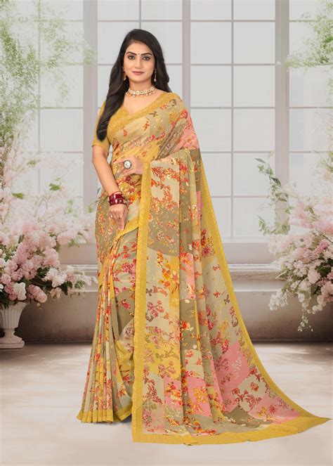 Soft & Stylish Chiffon & Georgette sarees