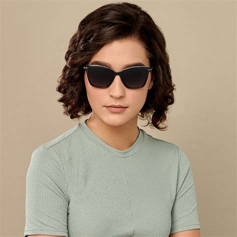 Shop online for Gunmetal Black Grey Gradient Full Rim Cat Eye Vincent ...