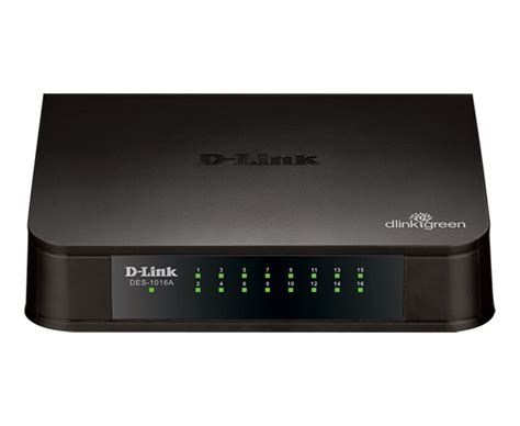 DES-1016A 16-Port Fast Ethernet Unmanaged Switch | D-Link