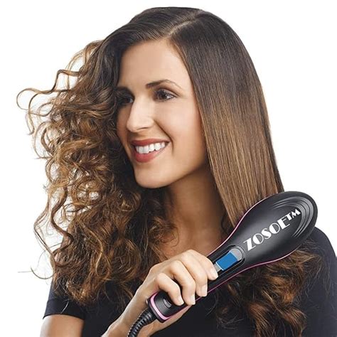 ZOSOE Hair Electric Comb Brush 3 in 1 Ceramic Fast Hair Straightener ...