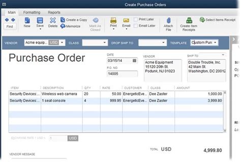 Image result for QuickBooks Online Purchase Order Tutorial