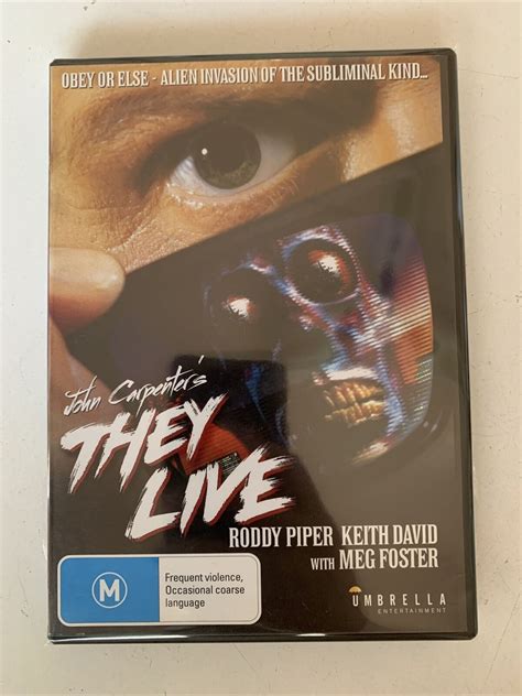 They Live (DVD, 1988) John Carpenter Horror Action Film. Region 4 NEW ...