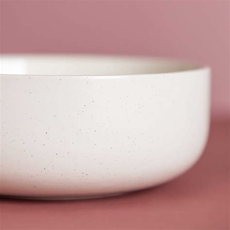 Blanca White Speckled Bowl 600ml Online - Premium Serving Bowl | Nestasia