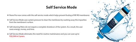 Peore Pro Plus NF+UV: Water Purifier with Less Water Wastage and Self-