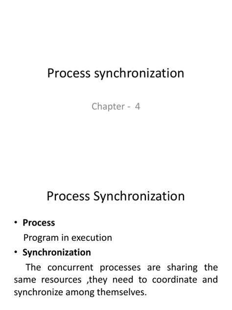 Image result for Process Synchronization Practical Example