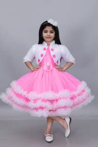 JhilikGarments Girls Below Knee Party Dress Price in India - Buy ...