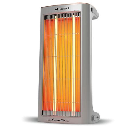Havells Comodito 900 Watt Room Heater | Safety Grill, 120 Minute Sleep ...
