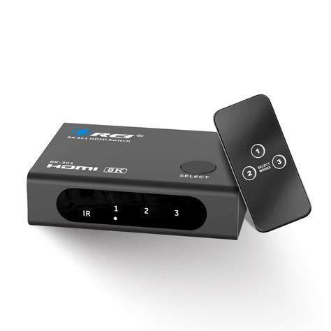 OREI - HDMI Switch 4K@120hz 3x1 8K - Remote Control HDMI Selector ...