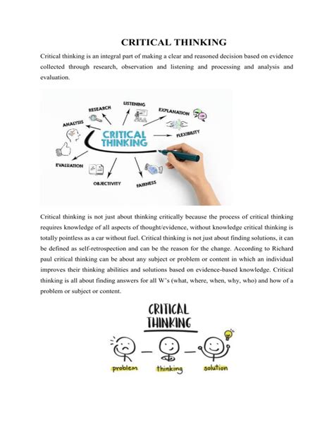 Image result for Critical thinking Definition