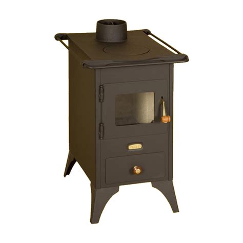 Peć na čvrsto gorivo Prity Mini, Crna, 5 kW