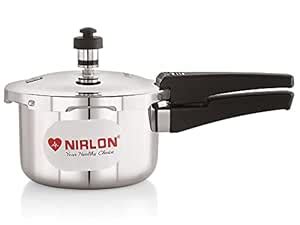 Buy NIRLON Triply Stainless Steel Outer Lid Pressure Cooker/Compatible ...