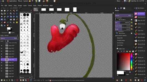 GIMP Paint 的图像结果
