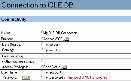 Image result for OLE DB Connection