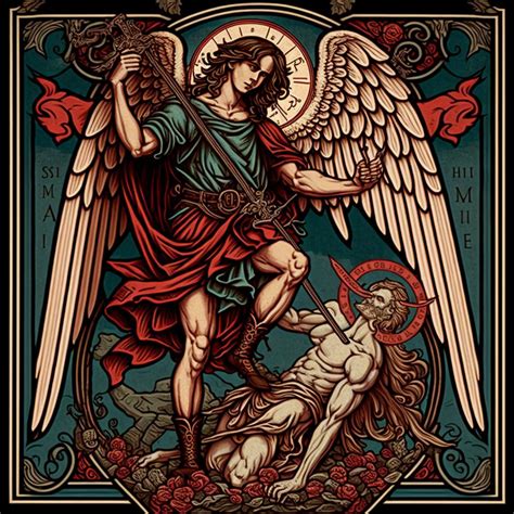 Card saint michael quis ut deus – Artofit