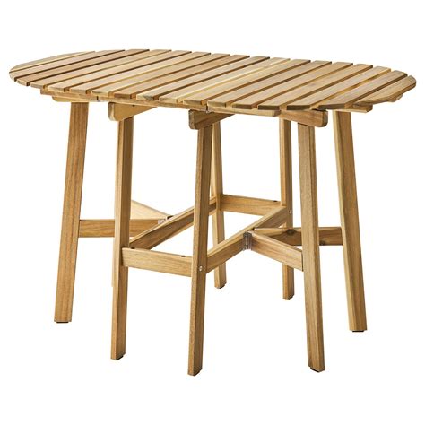 ASKHOLMEN gateleg table, outdoor, acacia - IKEA