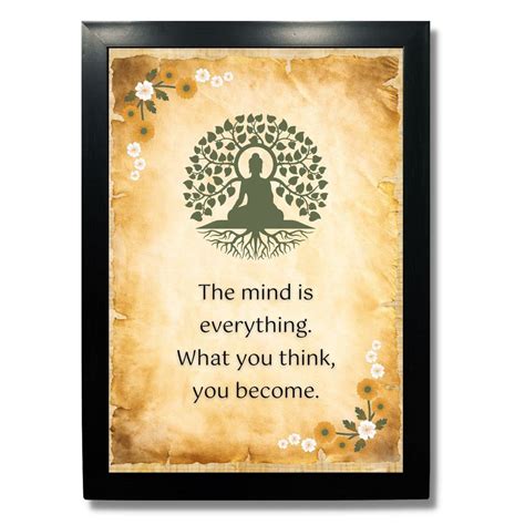 Kagaz Kala - Buddha Wall Frame for Home Living Room Study Room - Buddha ...
