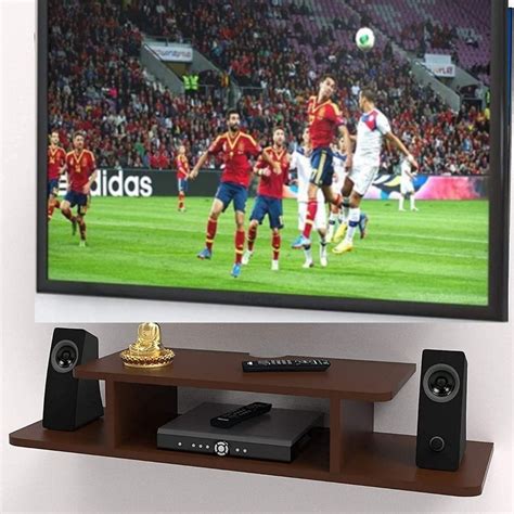 Wood Studio Tv Setup Box Stand Wall Mount tv Setup Box Stand Wall Mount ...