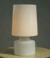 Image result for White Glass Table Lamp