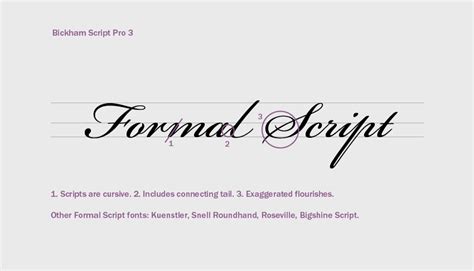 Different Type of Script Fonts 的图像结果