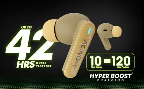 ACwO Dwots 727 ANC TWS Earbuds with 25Db Pure Audio Real ANC, 42Hrs ...