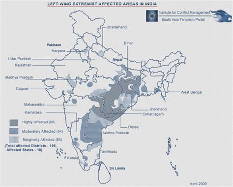 Conflict Map :: South Asia Terrorism Portal