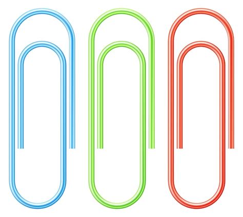 Ensemble de trombones Attache de bureau de différentes couleurs ...