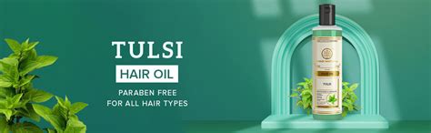 Tulsi Hair Oil | Tulsi Amla Hair Oil | Buy Khadi Natural Tulsi Herbal ...