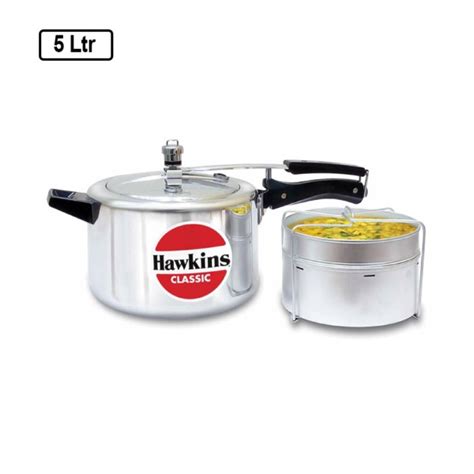 Hawkins Classic 5L Pressure Cooker with Separators | mykit | Buy online ...