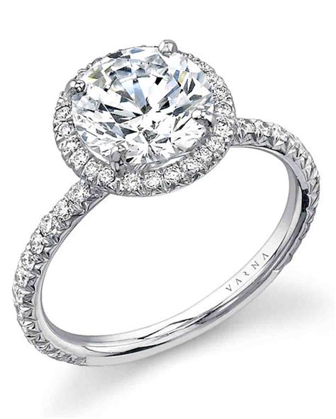 Platinum Engagement Rings | Martha Stewart Weddings