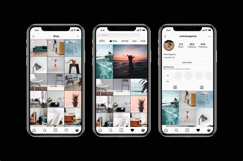Instagram Mockup Psd 2080x1386