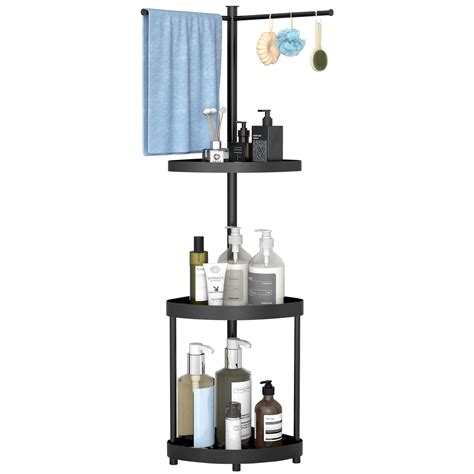 Amazon.com: Standing Shower Caddy - 3 Tier Corner Shower Caddy Floor ...