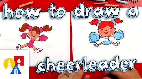 How To Draw A Cartoon Cheerleader #66