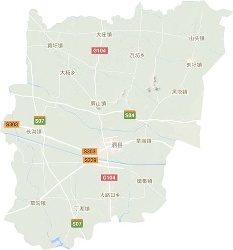 泗县高清电子地图