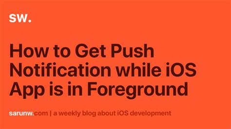 Image result for Flutter iOS Notification Foreground