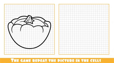 Premium Vector | Squash the game repeat the picture in the cells