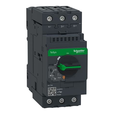 Buy GV3P MOTOR CB THERMO/MAG 62-73A EVERLINK GV3P73 - Schneider Electric