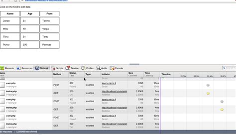 PHP SQL Table 的图像结果