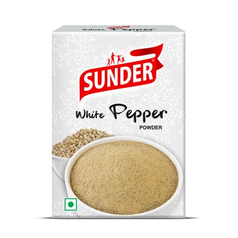 SUNDER WHITE PEPPER POWDER (SAFED MIRCH POWDER) – Swastikagencies
