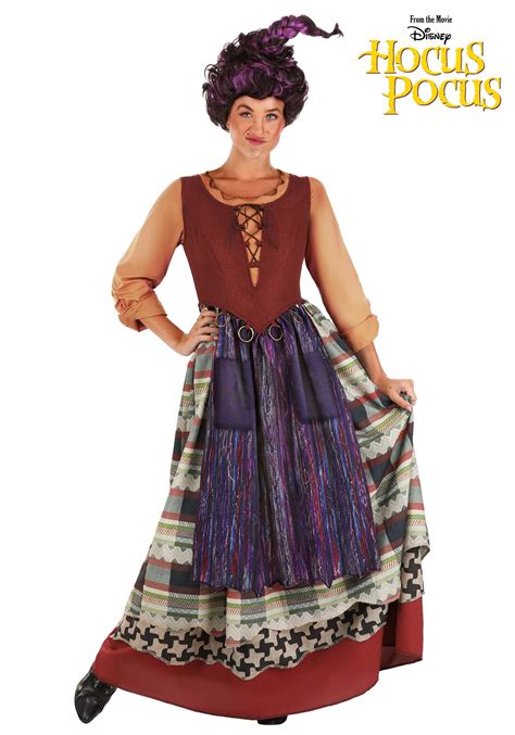 Adult Deluxe Disney Hocus Pocus Mary Sanderson Costume | Disney Costumes