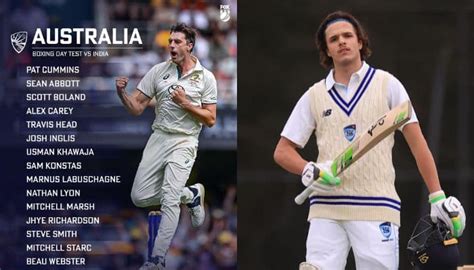 Australia Announce Squad For IND vs AUS 4th & 5th Test: Pat Cummins ...