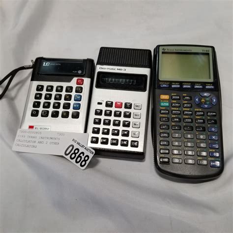 TI83 TEXAS INSTRUMENTS CALCULATOR AND 2 OTHER CALCULATORS