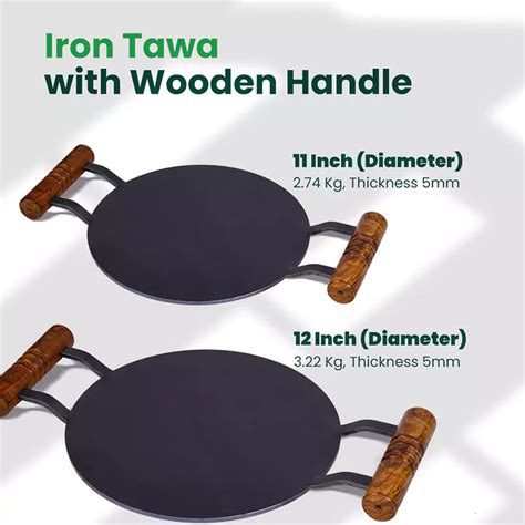 Buy 100% Pure Iron Tawa / Tava Online at Best Price in India - 40% OFF ...